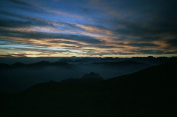 Tramonto dal Monte Guglielmo